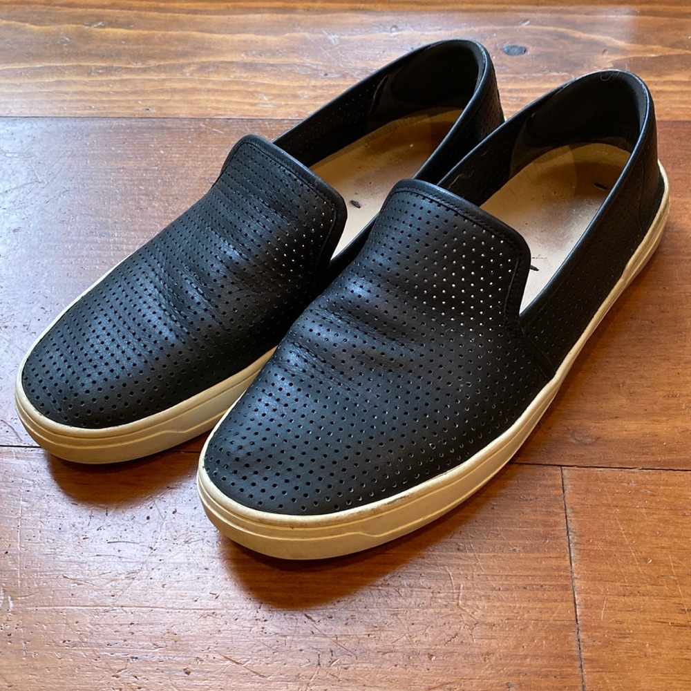 Black slip on sneakers size 8.5